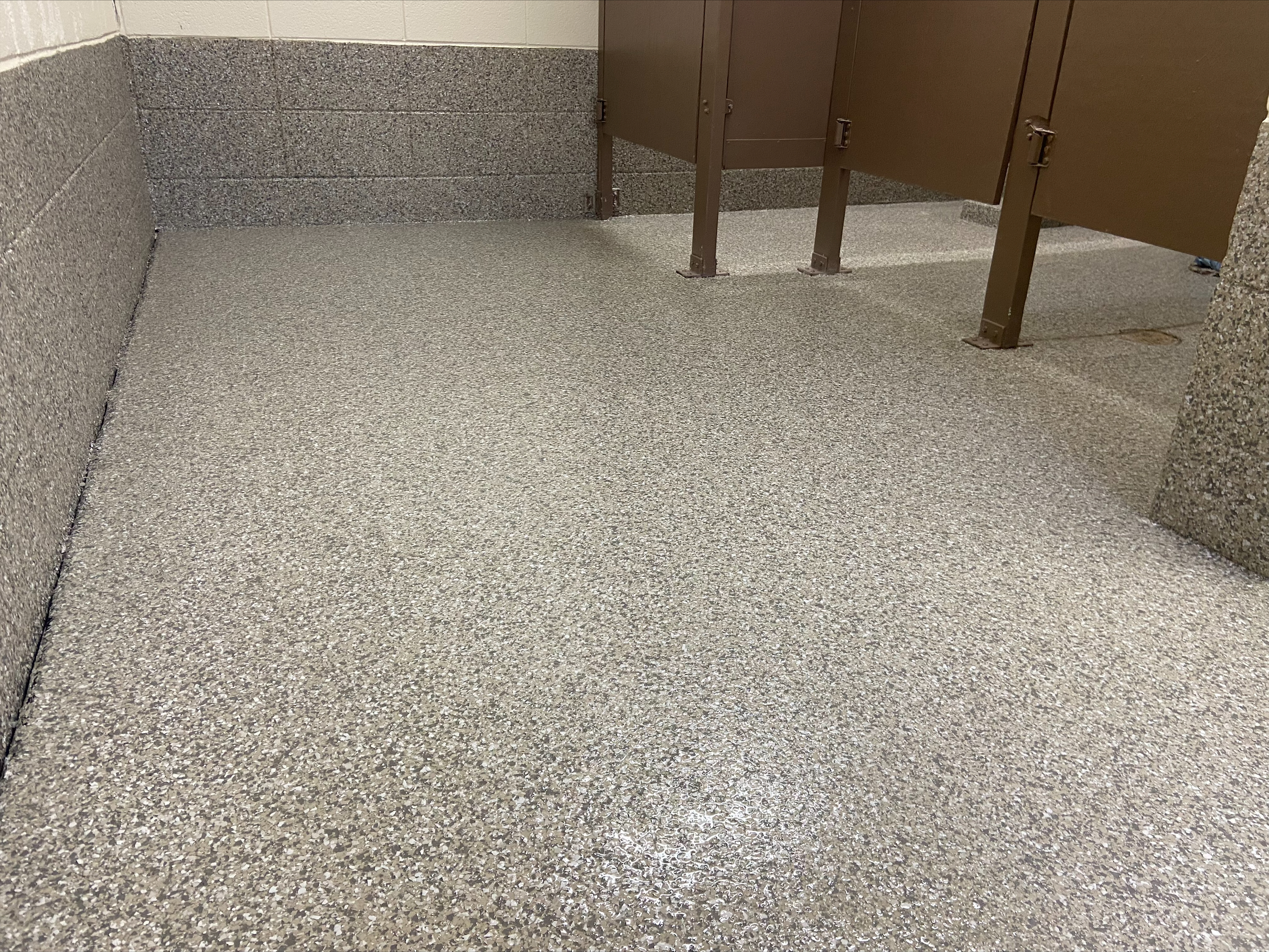 concrete coating for commercial restrooms